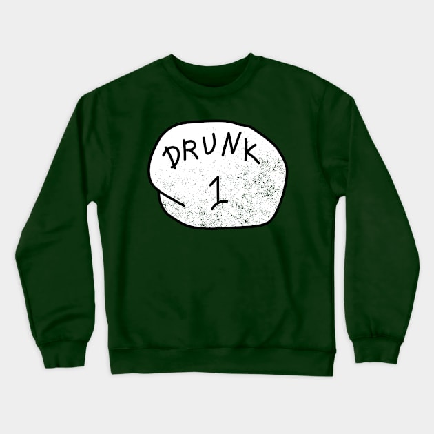 Drunk 1 Shamrock Saint Paddy irish Gift Crewneck Sweatshirt by biNutz